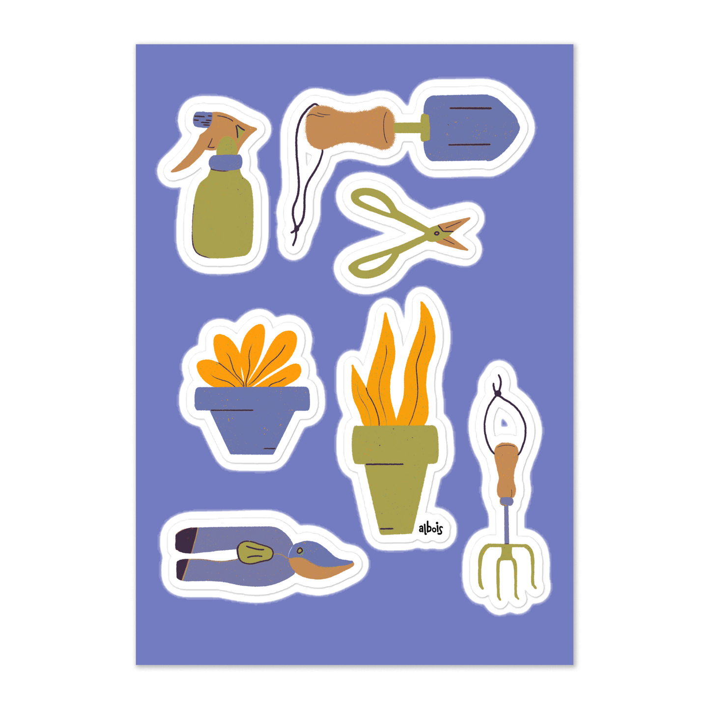 Accessoires de jardin Feuille d'autocollants