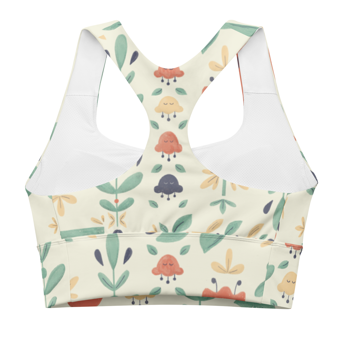 Let it bloom original Longline sports bra