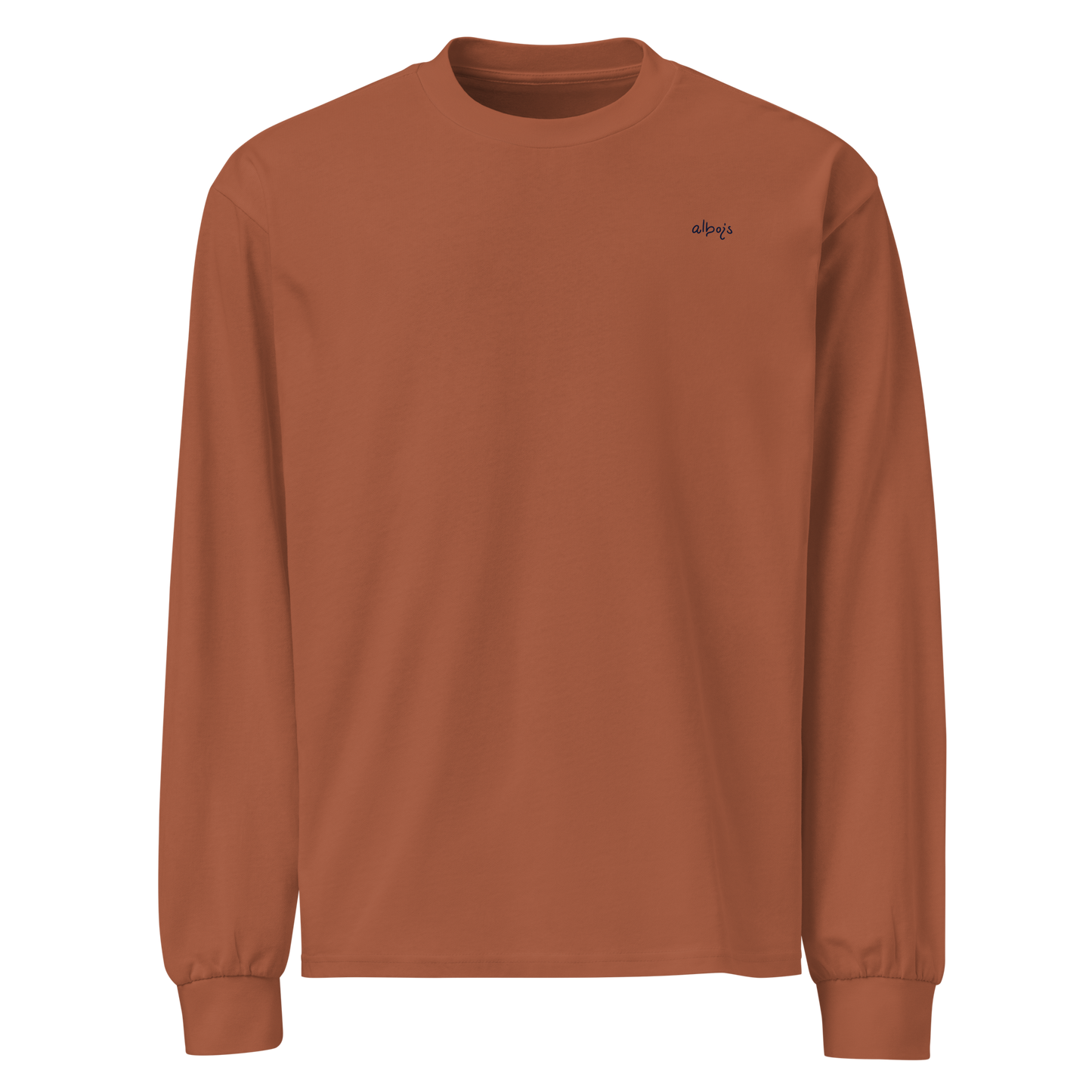 Yeehaw Cowboy boots orange Premium heavyweight long sleeve shirt