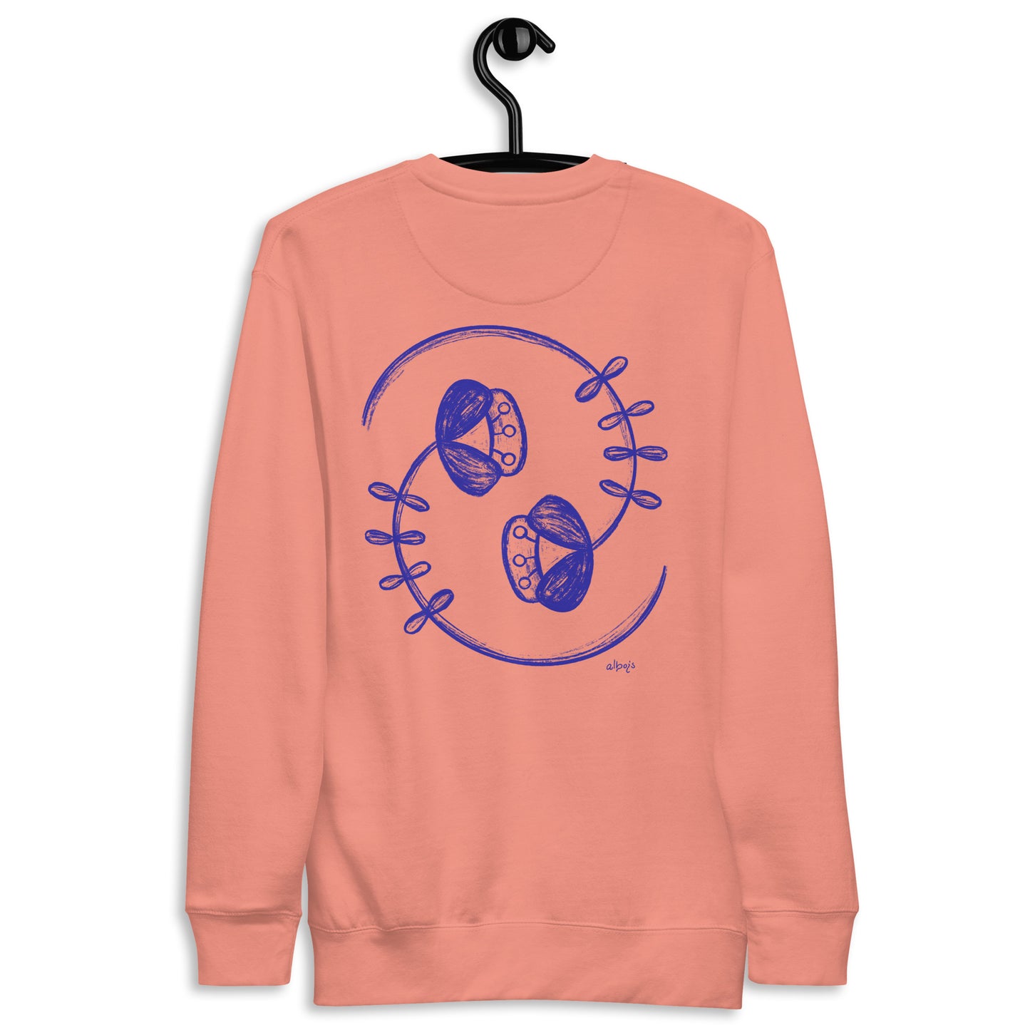 Yin Yang flowers Unisex Premium Sweatshirt