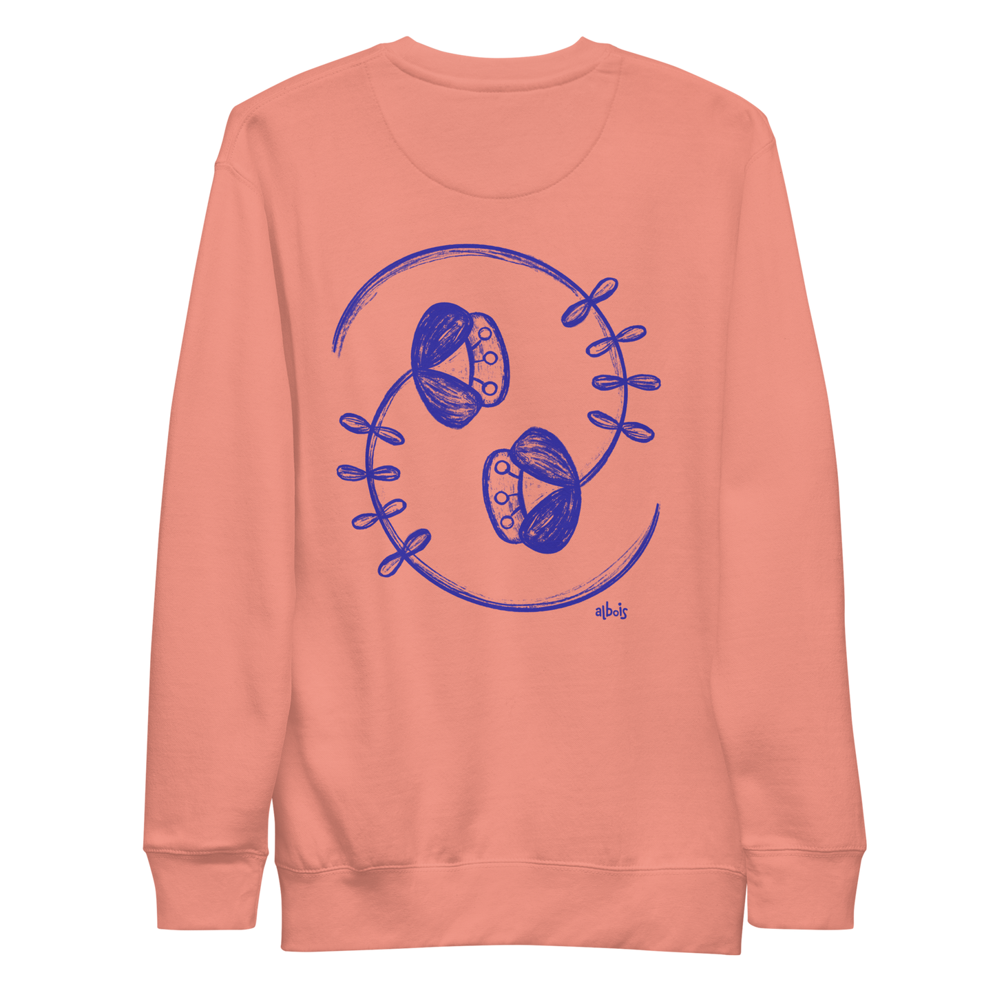Yin Yang flowers Unisex Premium Sweatshirt