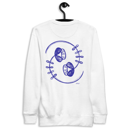 Yin Yang flowers Unisex Premium Sweatshirt