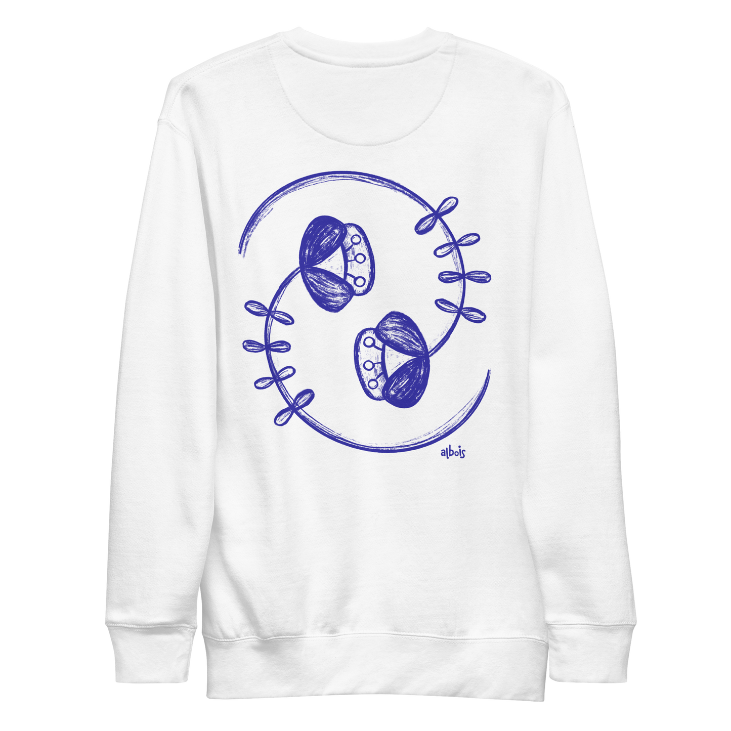 Yin Yang flowers Unisex Premium Sweatshirt