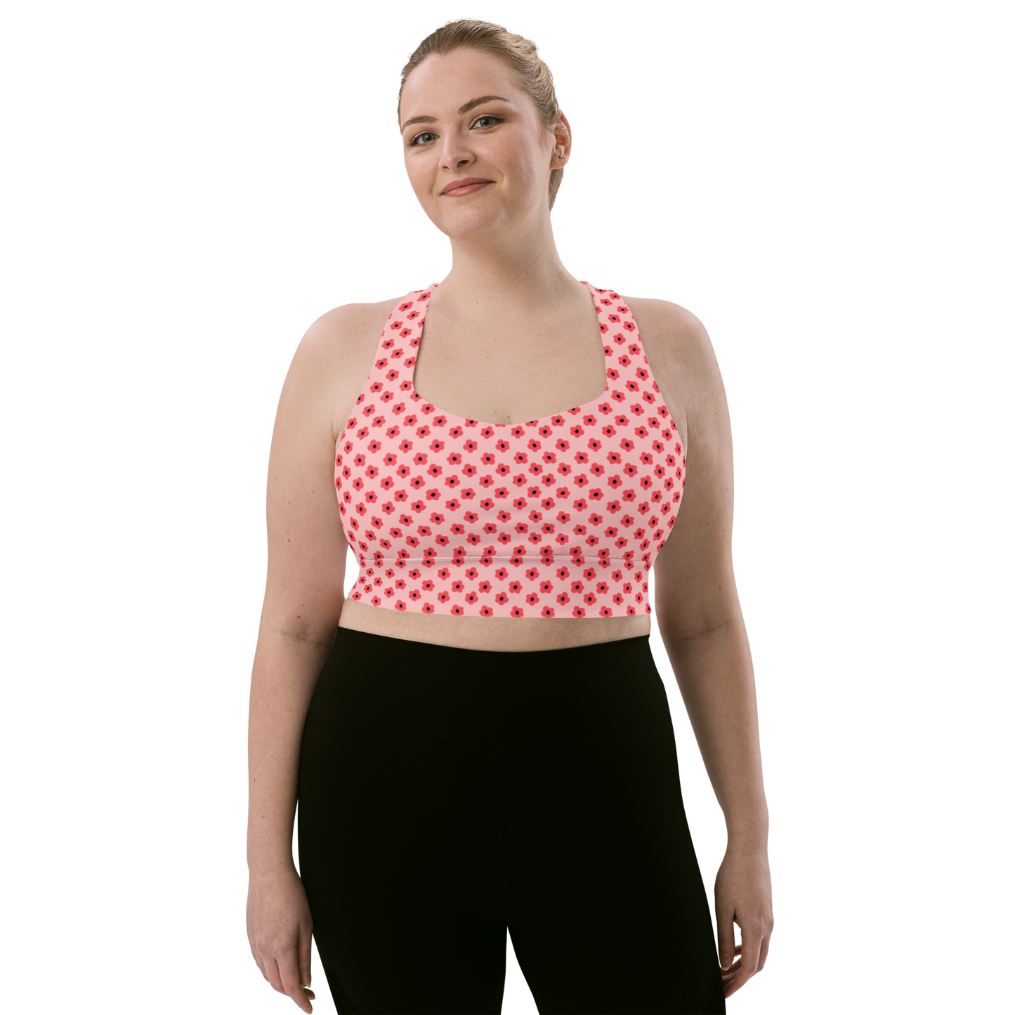 Fraisinette daisiesLongline sports bra