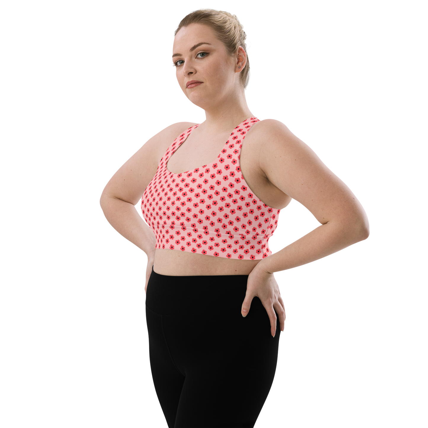 Fraisinette daisiesLongline sports bra