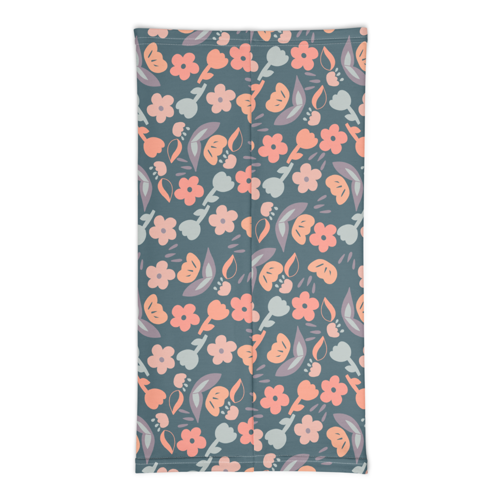 Spring feeling dusty blue pattern Neck Gaiter