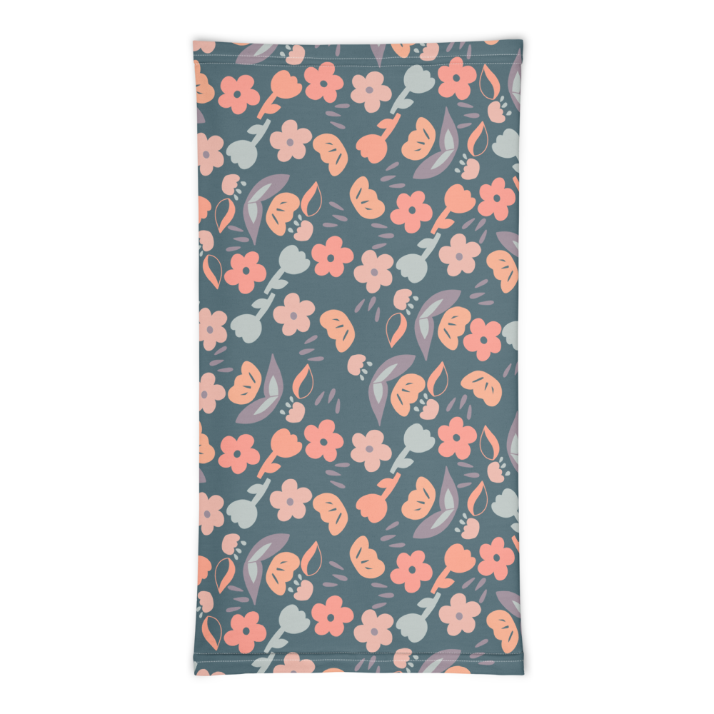 Spring feeling dusty blue pattern Neck Gaiter