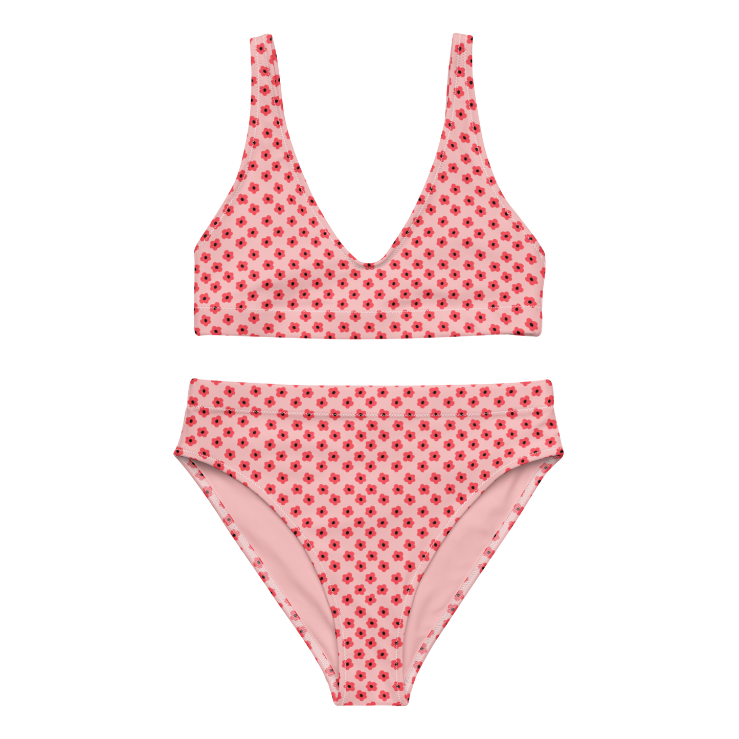 Fraisinette daisies Recycled high-waisted bikini