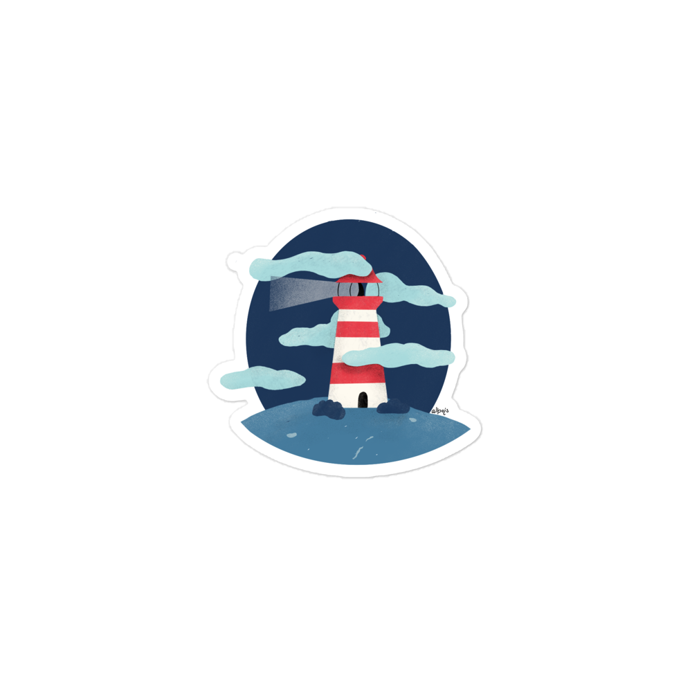 Red Lighthouse sticker