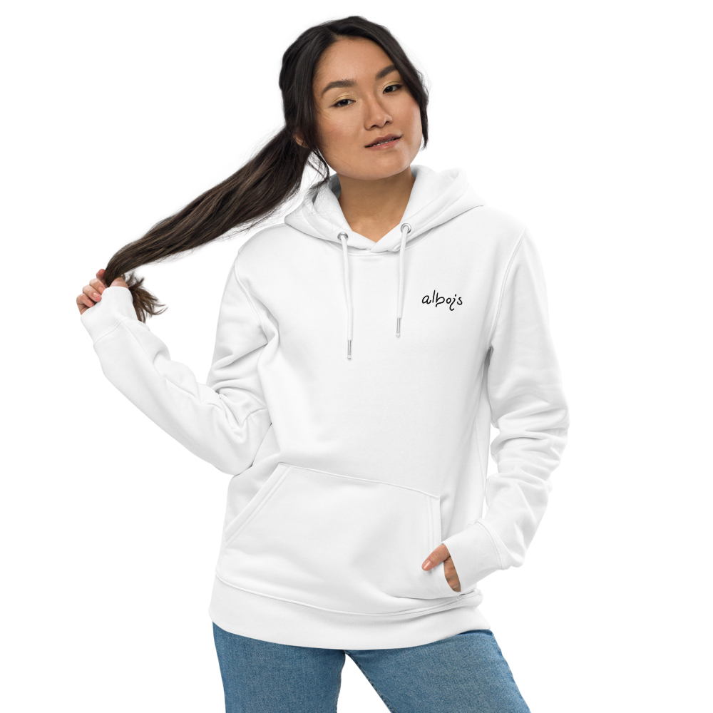 Let it bloom purple shades Unisex essential eco hoodie